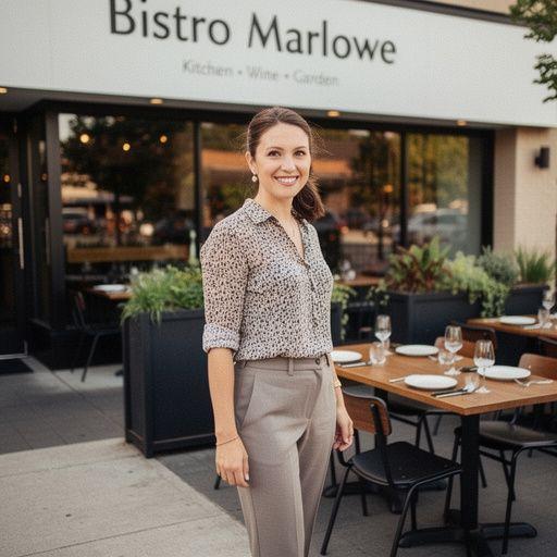 Eine digitale Anzeige, die die verfügbaren Belohnungen für Kunden während des Essens zeigt.